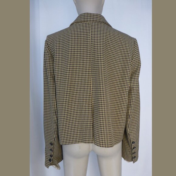 NWOT House of Harlow Brown Houndstooth Blazer - Picture 4 of 13